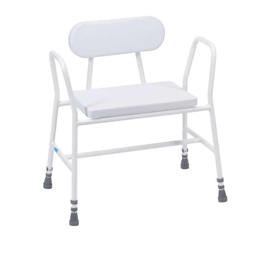 Bariatric Perching Stool with PVC Seat