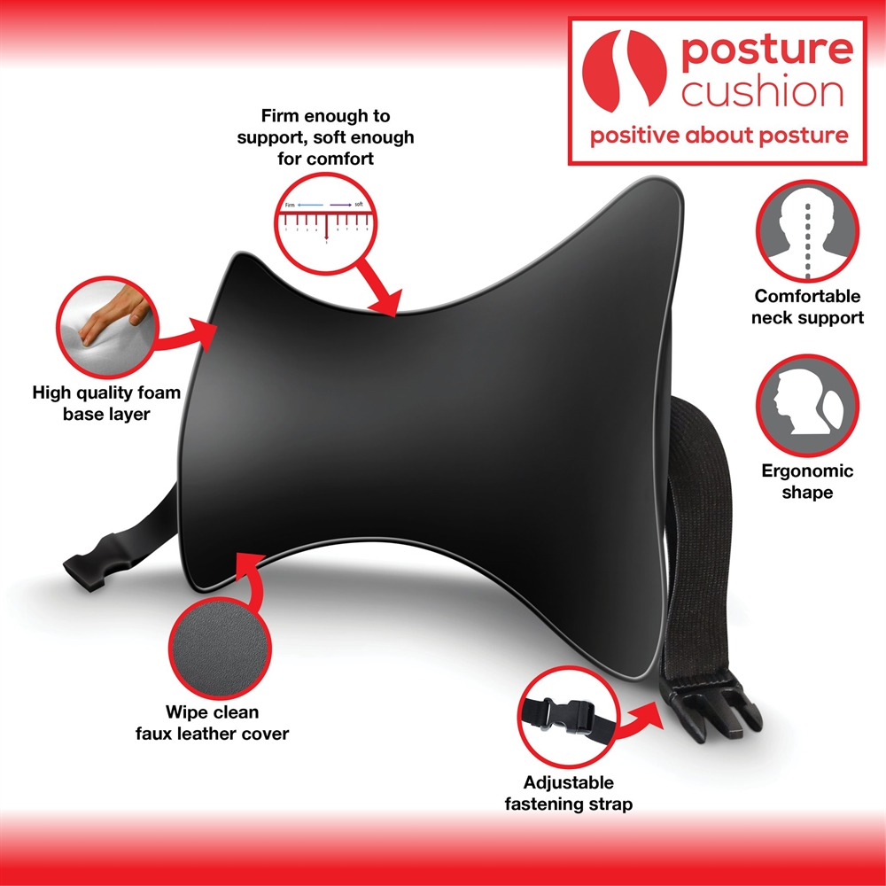 Neck Pillow With Stand-up Collar - Currant Seed Cushion